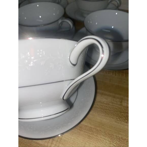 (8) Sets Noritake Buckingham China 6438 Tea Cup & Saucer Made In Japan - Picture 8 of 8